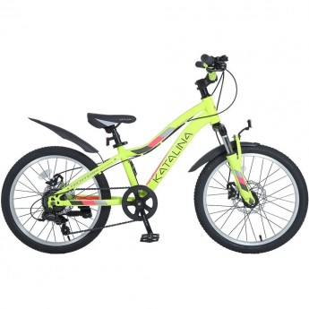 Городской велосипед TECH TEAM KATALINA 20"х11" желтый 2022 Городской велосипед TECH TEAM KATALINA 20"х11" желтый 2022