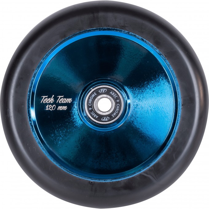 Колесо для самоката TECH TEAM X-TREME 120*24 мм Hollow core, blue Chrome NN007731 Колесо для самоката TECH TEAM X-TREME 120*24 мм Hollow core, blue Chrome NN007731