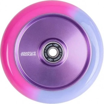 Колесо TECH TEAM для самоката X-Treme 110*24мм, Amarillis, purple-pink Колесо TECH TEAM для самоката X-Treme 110*24мм, Amarillis, purple-pink