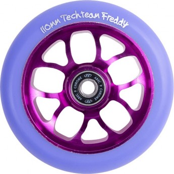 Колесо TECH TEAM для самоката X-Treme 110*24мм, Freddy, purple