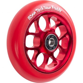 Колесо TECH TEAM для самоката X-Treme 110*24мм, Freddy, red