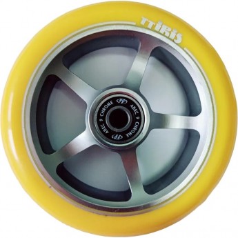 Колесо TECH TEAM для самоката X-Treme 110*24мм, Iris, yellow Колесо TECH TEAM для самоката X-Treme 110*24мм, Iris, yellow