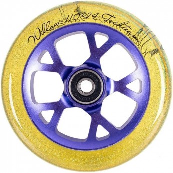 Колесо TECH TEAM для самоката X-Treme 110*24мм, Willow, yellow Колесо TECH TEAM для самоката X-Treme 110*24мм, Willow, yellow