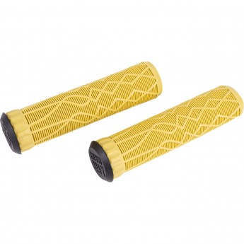 Набор TECH TEAM грипсы 2шт с барендами BL 115/S22, Yellow Набор TECH TEAM грипсы 2шт с барендами BL 115/S22, Yellow