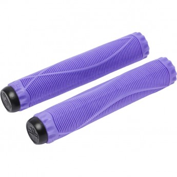 Набор TECH TEAM грипсы 2шт с барендами Fish, 170mm,на трюковой самокат 294354 purple