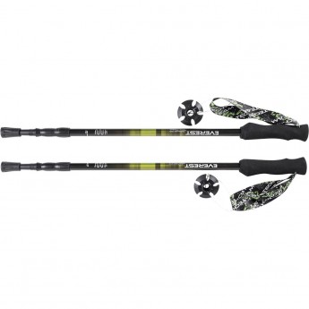 Палки треккинговые TECH TEAM EVEREST 3-х секции, Green, 105-135 см Палки треккинговые TECH TEAM EVEREST 3-х секции, Green, 105-135 см