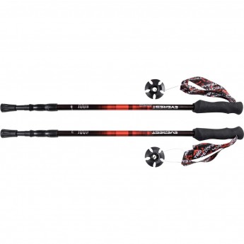 Палки треккинговые TECH TEAM EVEREST 3-х секции, Red, 105-135 см Палки треккинговые TECH TEAM EVEREST 3-х секции, Red, 105-135 см