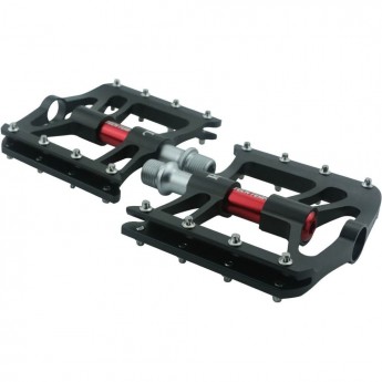 Педали TECH TEAM алюм. фрез. со сьемными шипами, CrMo ось, 3 пром. подш., 9/16", 1/20 ALNC-1060 black Педали TECH TEAM алюм. фрез. со сьемными шипами, CrMo ось, 3 пром. подш., 9/16", 1/20 ALNC-1060 black