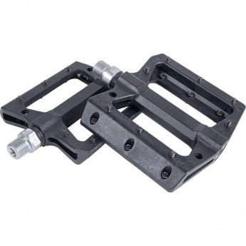 Педали TECH TEAM нейлон со сьемными шипами, подш. пром, 9/16",357гр N-5 black