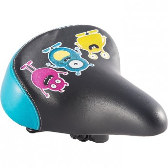 Седло велосипедное детское TECH TEAM с пружиной 225*150mm 1/30 HF-1446-1