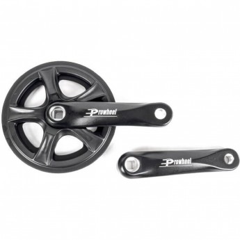Система TECH TEAM Prowheel, черная, шатун алюминиевый, 165мм, 1 скорость. 1/10 PRO-Q36PP 165