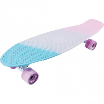 Скейтборд круизер TECH TEAM TRICOLOR 27" sea blue/white