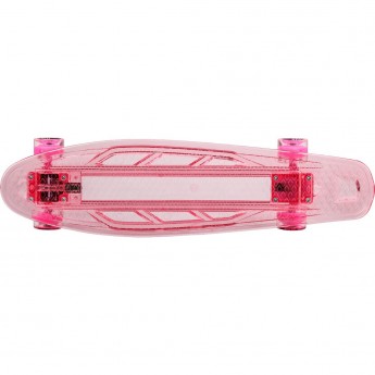 Скейтборд пластик TECH TEAM TRANSPARENT 27" LIGHT light pink Скейтборд пластик TECH TEAM TRANSPARENT 27" LIGHT light pink