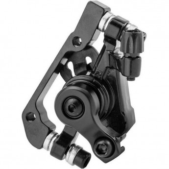 Тормоз TECH TEAM дисковый Logan DX2007, ротор 160мм, IS адаптер F160/R140, набор крепежа, алюм., чёрный DX2007