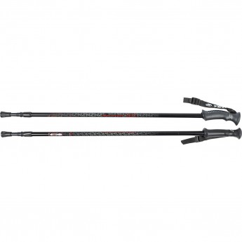 Треккинговые палки для скандинавской ходьбы TECH TEAM YETI черные Треккинговые палки для скандинавской ходьбы TECH TEAM YETI черные