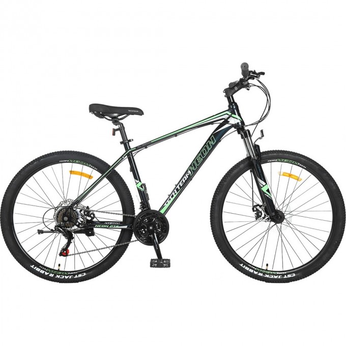 Велосипед TECH TEAM NEON 27.5"х18" черный (сталь) NN004299 Велосипед TECH TEAM NEON 27.5"х18" черный (сталь) NN004299