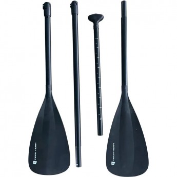 Весло TECH TEAM алюминиевое комбинированное 2-в-1: одно/двух стороннее Весло TECH TEAM алюминиевое комбинированное 2-в-1: одно/двух стороннее