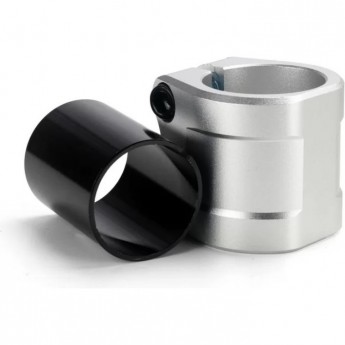 Зажим TECH TEAM 2 болта Zefir ,31,8/34,9мм, IHC/HIC, grey