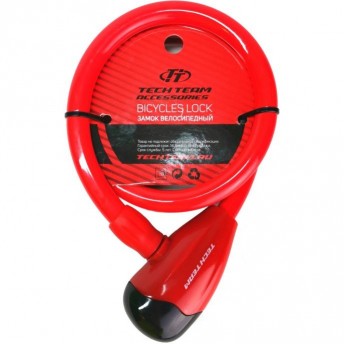 Замок велосипедный TECH TEAM GK102.315 12х1000mm Замок велосипедный TECH TEAM GK102.315 12х1000mm